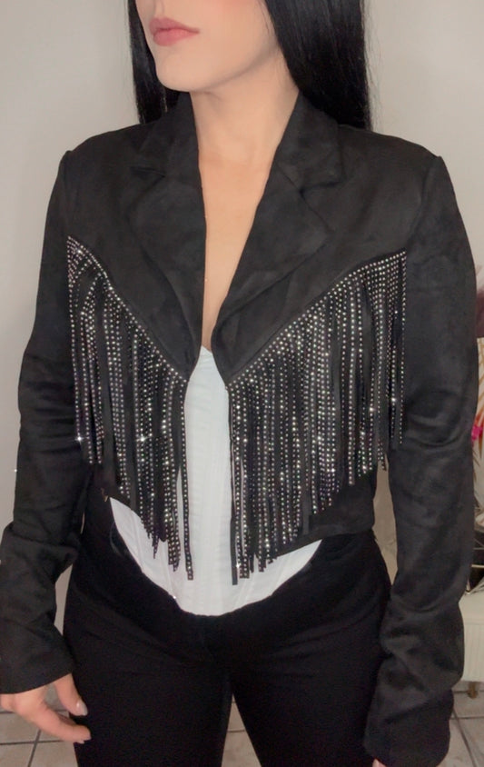 Jacket with Rhinestones