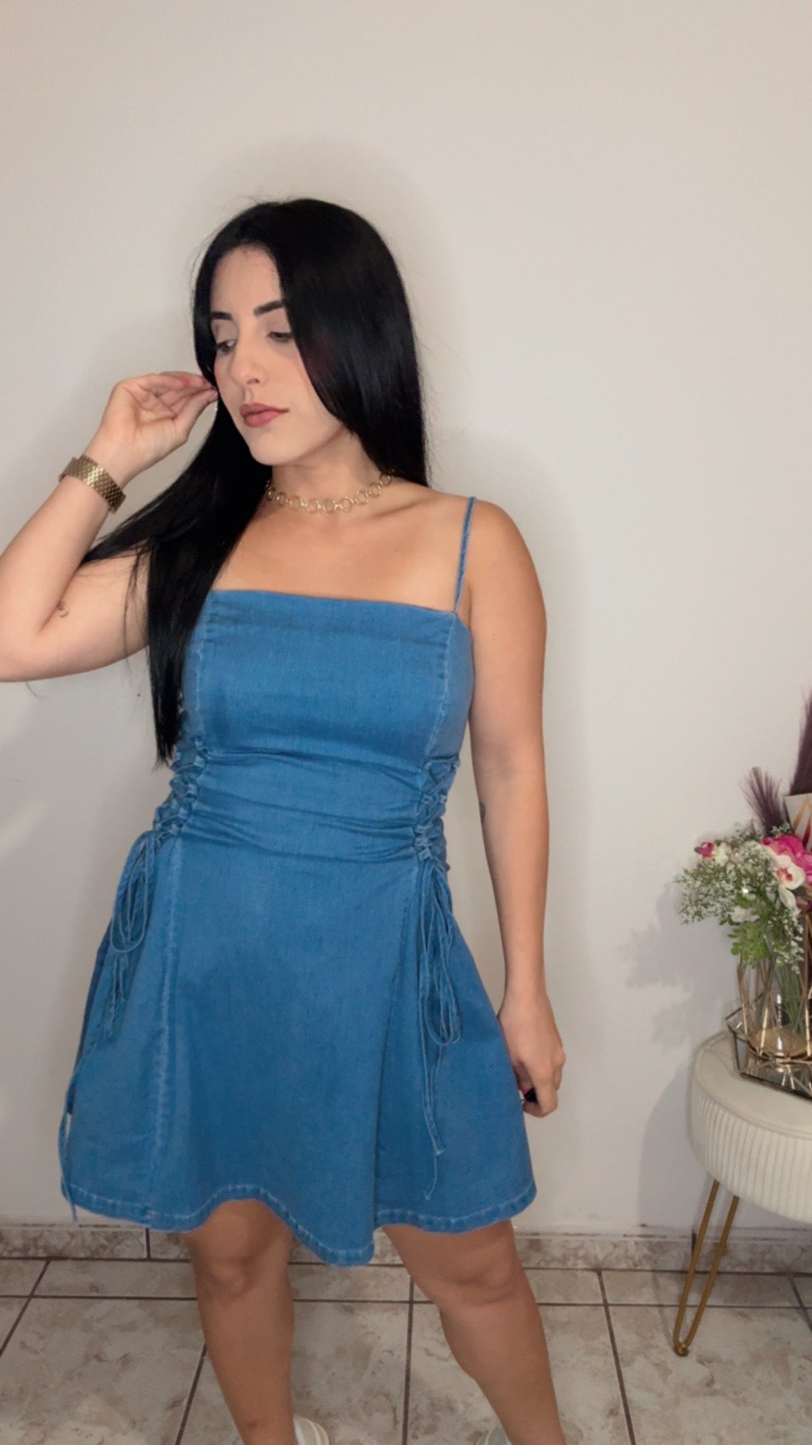 Denim Mini Dress